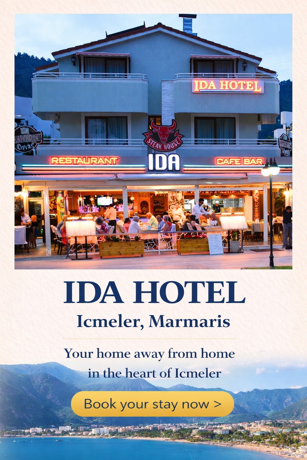 Ida Hotel and Restaurant, Icmeler, Türkiye