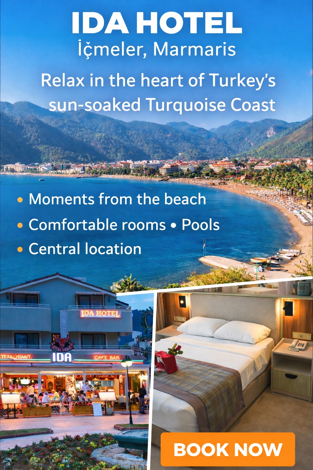 Ida Hotel and Restaurant, Icmeler, Türkiye