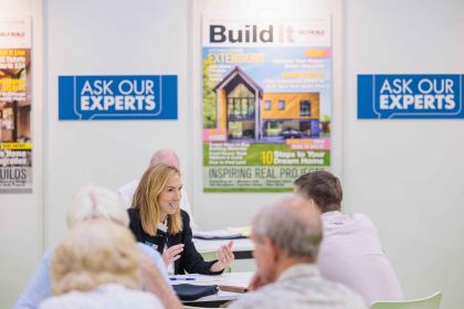 Free Expert Advice at Build It Live South West Build It Live at Westpoint Arena in Exeter