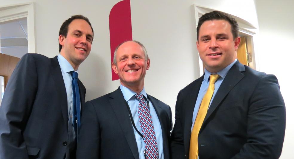 L-R: John Clarke, James Cross, Rory Wakeling.