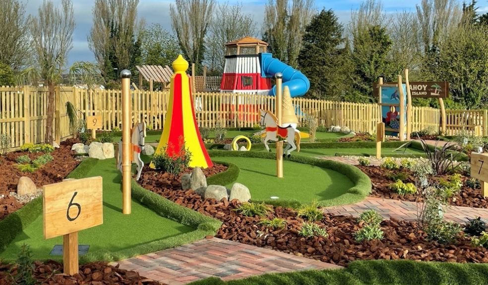 Just part of the new play area where kids can burn off the calories – and parents can enjoy a quiet breather