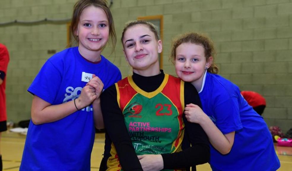 Tilly Robinson and School Games Competitors