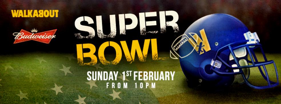 The Super Bowl at Walkabout Plymouth