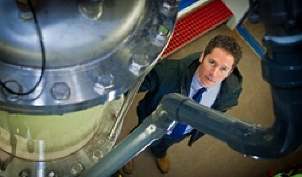 Senior Process Scientist / Engineer Dave Metcalfe in the research facility at Crownhill