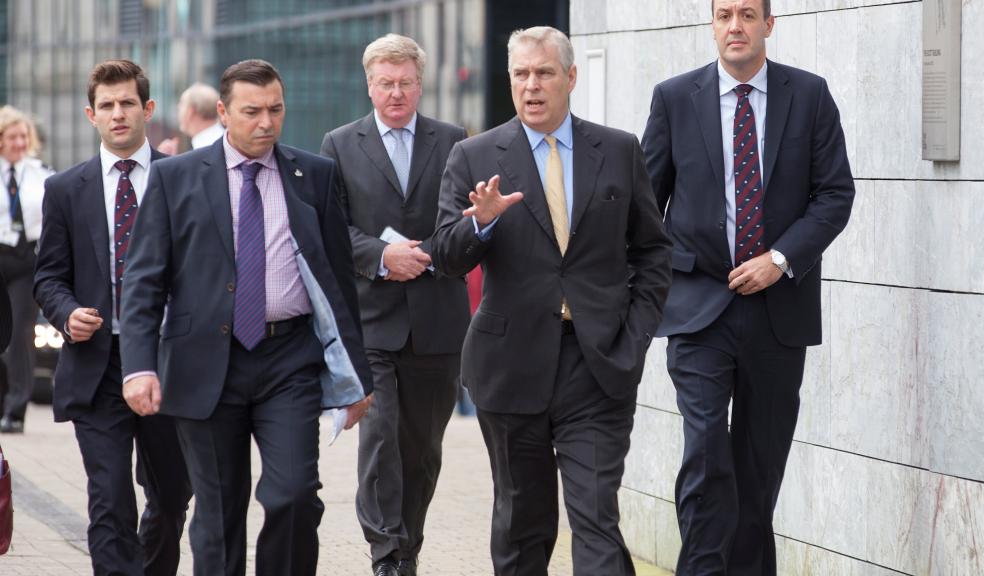 HRH The Duke of York sees business innovation in action at Plymouth University