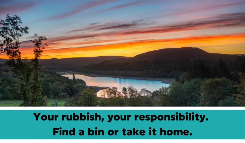 'Find a bin or take it home’ litter campaign.