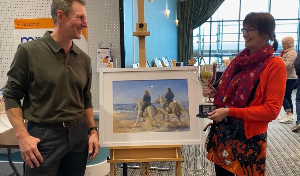 1. ‘Evening in the Cove’ by Rebecca de Mendonca – first prize at this year’s raffle