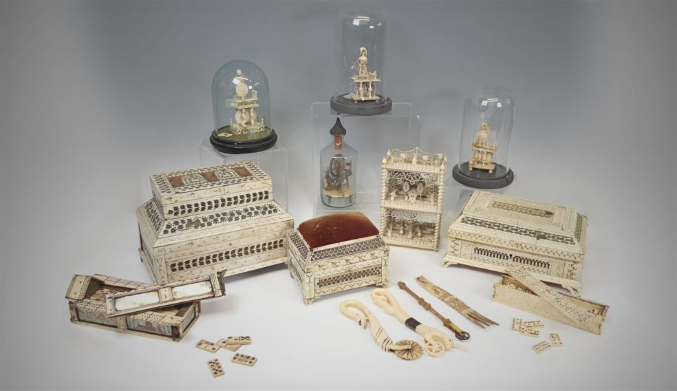 Miniatures carved by French POW