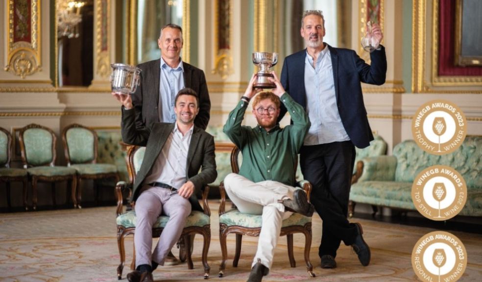From top left to bottom right: Alex Davidson (Vineyard Magager), Duncan Schwab (CEO and Head Winemaker), Paddy Guant (Sales Manager) and Charlie Brown (Winemaker). Photo: Tom Gold Photography