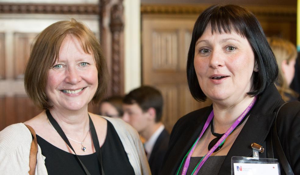 Alison Seabeck MP with Sarah Lewis