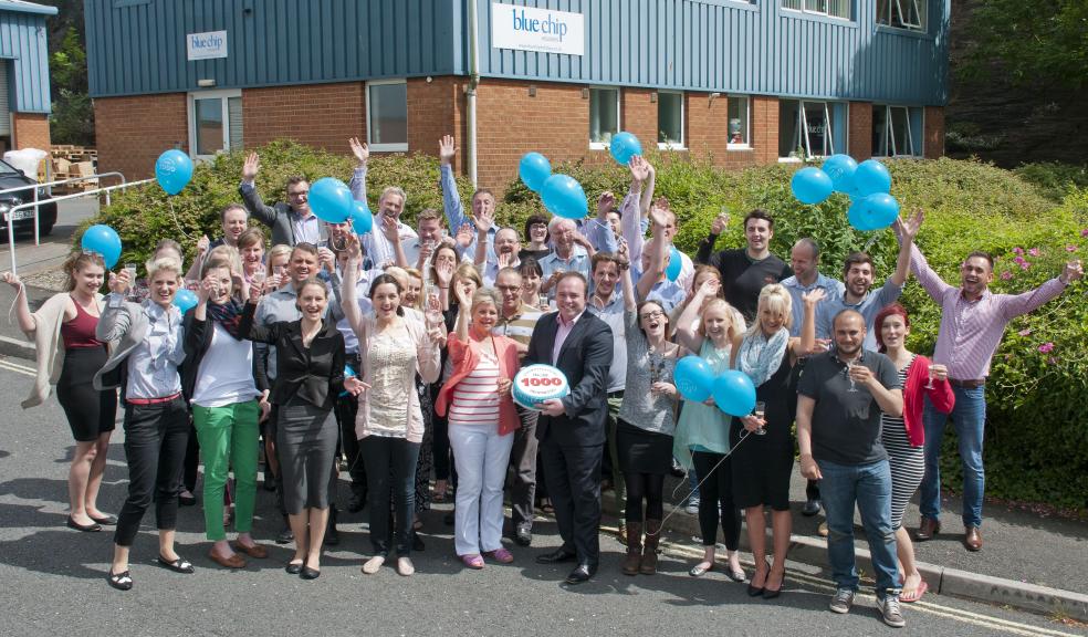 The team at Blue Chip Holidays celebrate reaching its 1,000th self catering property