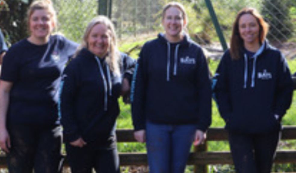 Bays Brewery hits £30,000 milestone for animal conservation 4 people from Bays Brewery smiling at camera