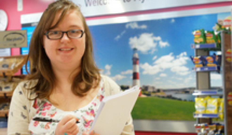 Successful former intern Beki Couch