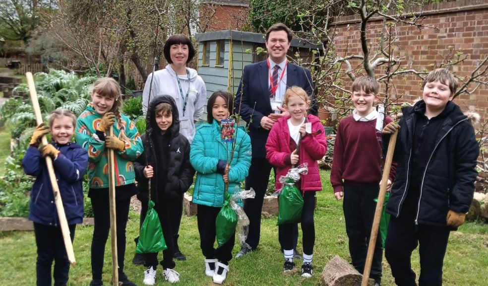 Fruit tree planting with Steve Race MP