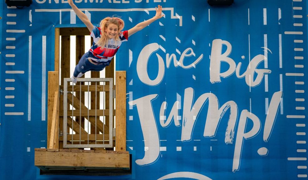 Haven celebrates the launch of new high adrenaline activities at Devon Cliffs Holiday Park, with Team GB and double Olympic medallist Bryony Page. Photo: Ben Birchall PA/Wire.