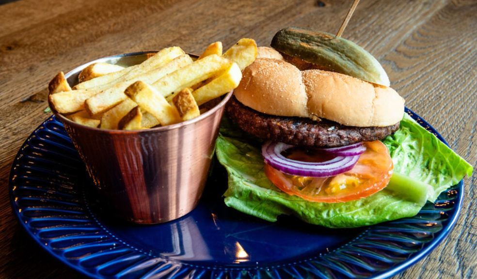 Free burger for the designated driver Burger and chips
