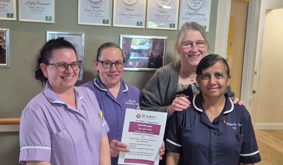 .Butterfly Lodge Six Steps champions L-R Jo Mason, Michelle Fletcher, Clare Sinclair, Ivy Ramkishun