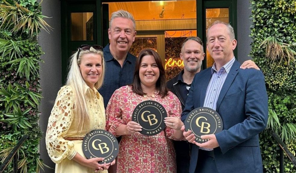 L-R: Kaye Wilson, Group Director of Sales for Crest Hotels, Phillip Allsopp, Managing Director of Classic British Hotels, Louise Chapman, Commercial Director at Classic British Hotels, Jason Hiley, Managing Director for Crest Hotels and Greg Loweth, Group Director of Revenue at Crest Hotels.