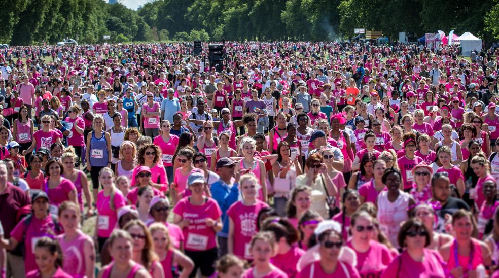 Cancer Research UK Race for Life Warm Up