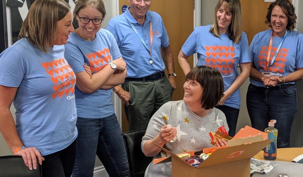 Lisa Wallis BEM with her team of volunteers and helpers.