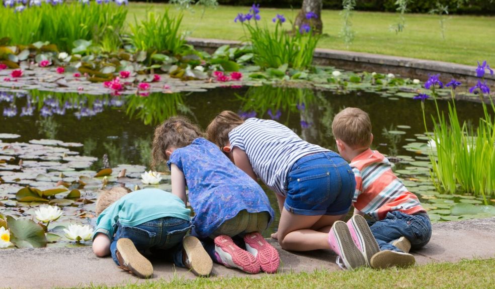 Children in the garden at Knightshayes. Credit Tony Cobley.