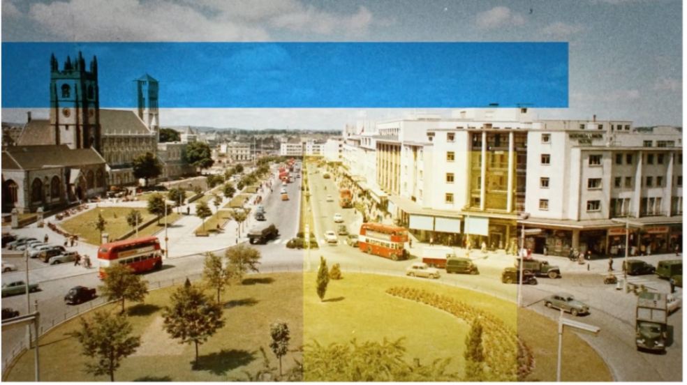 City centre screenshot from 'Plymouth - City of the Future'