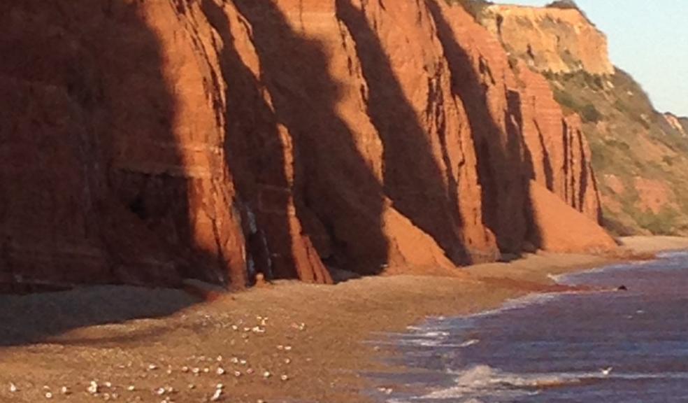 Cliffs east of Sidmouth