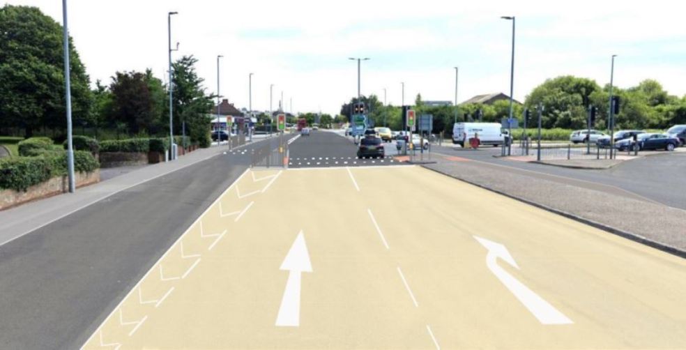 Computer image of Braunton Road proposals
