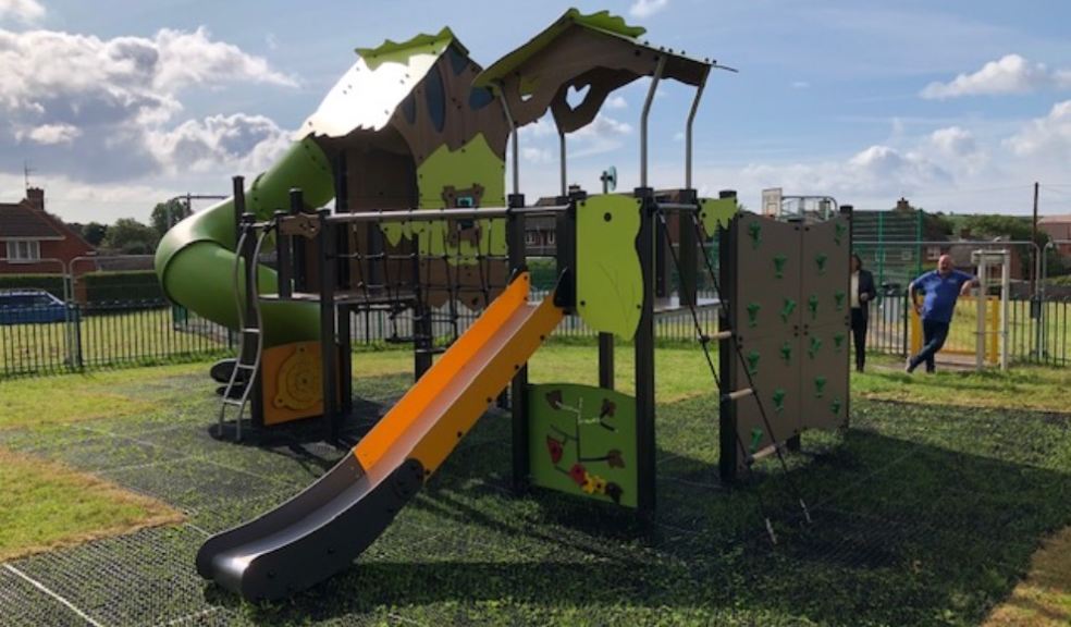 The Crescent play area in Littleham.
