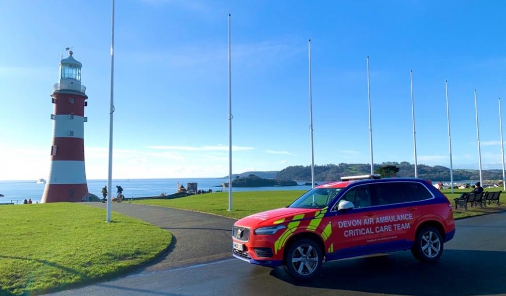 Devon Air Ambulance celebrates first anniversary of their Critical Care Cars