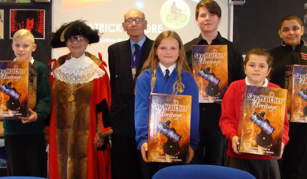 Photo caption: Sampson L Shuter, Lord Mayor Cllr Foster, Consort Cllr Foster, Jessica Bean, James Willis, Anastacia Rowe and Marcus Lewis.