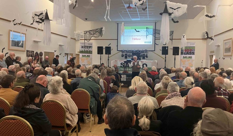 Devon CPRE Beacon Solar meeting in Holsworthy on Halloween