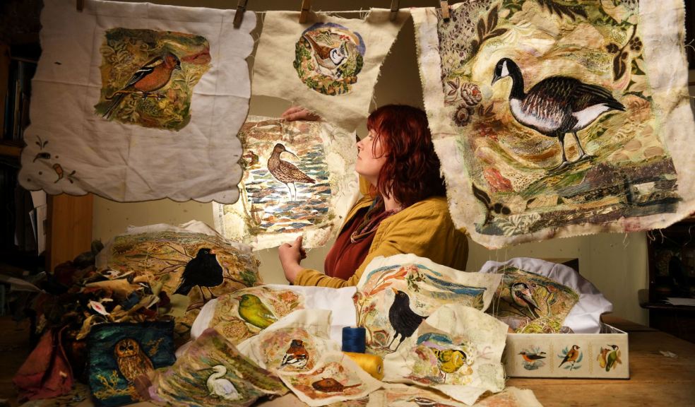 Chloe Morter and her textile art