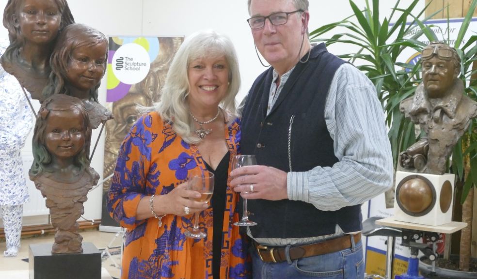 Directors of The Sculpture School - Diane Coates-Sinclair & Andrew Sinclair MRSS SWAc