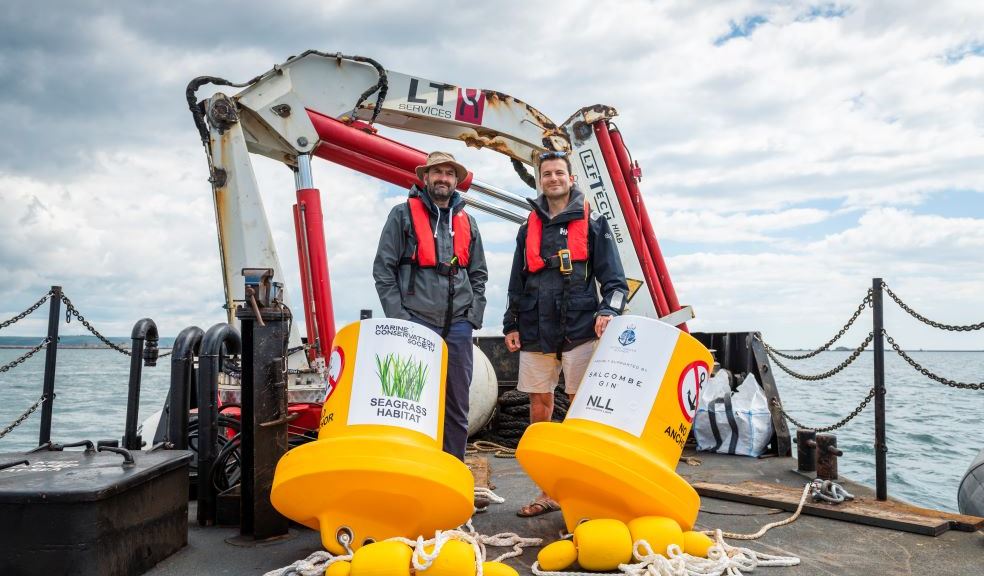 Dr Jean-Luc Solandt, Principal Specialist of Marine Protected Areas at Marine Conservation Society and Howard Davies, Salcombe Distilling Co. Co-founder