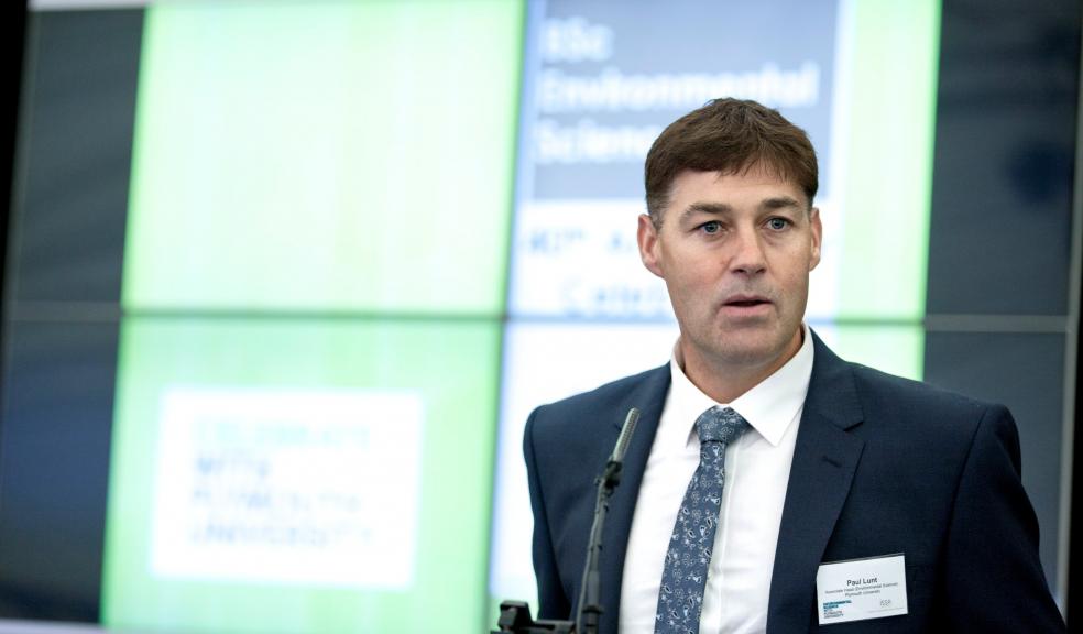 Dr Paul Lunt at the event, held in Plymouth University’s Graduation Marquee