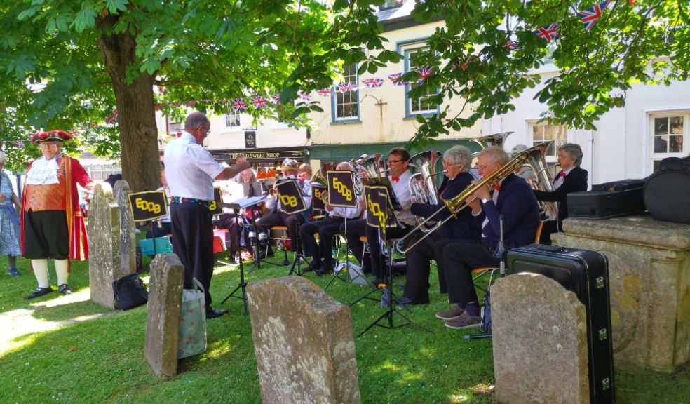 EDDB playing at Sidmouth Parish Church.