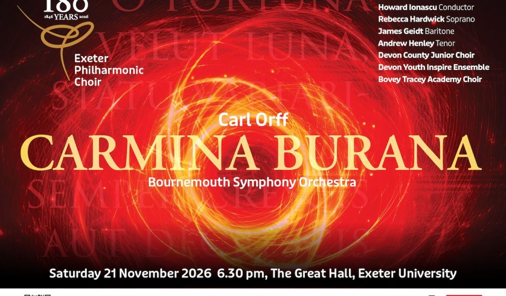 Exeter Philharmoninc is opening its 180th season with Carmina Burana at Exeter's Great Hall Exeter Philharmoninc is opening its 180th season with Carmina Burana at Exeter's Great Hall
