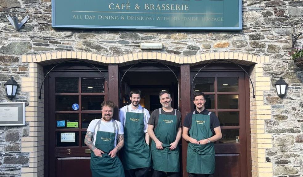 Photo caption:Eastgate Brasserie & Café, new owner Chef Mike Palmer (third from left)