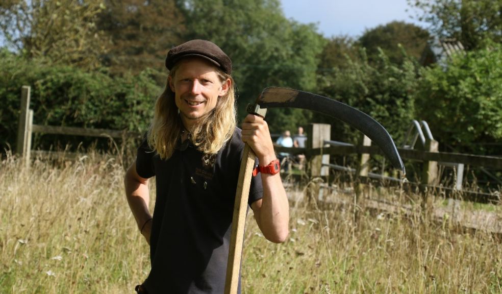 Ecology and Conservation officer Daniel Brown at The Donkey Sanctuary.