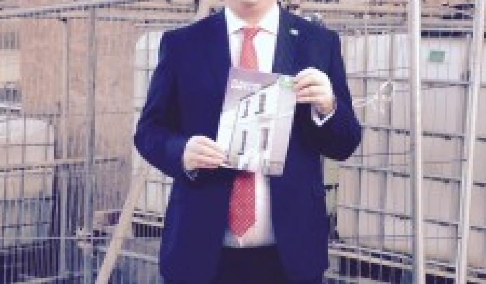 Councillor Penberthy launches the Plan for Empty Homes at a property that is being brought back into use having been empty since 2006.