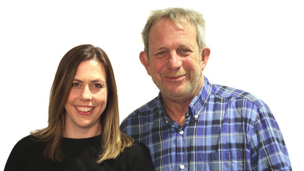 Laura James and Gordon Sparks
