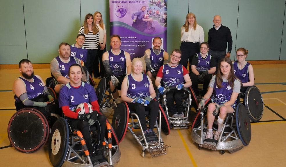 West Country Hawks celebrate their new sponsorship deal with Enable Law colleagues
