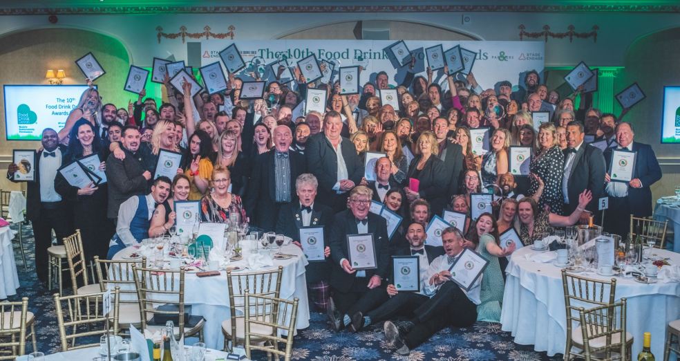 Food Drink Devon Award winners 2021 with host Oz Clarke OBE