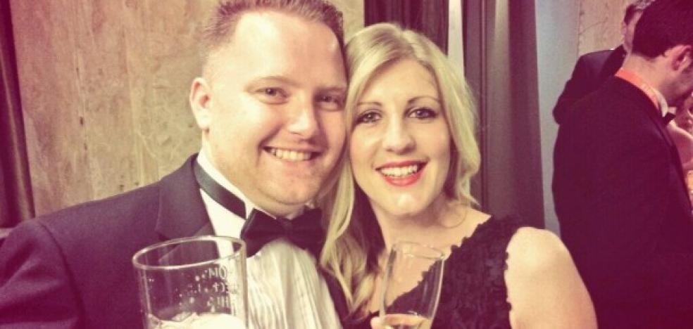 Anton and Clare Piotrowski at the London Cermony