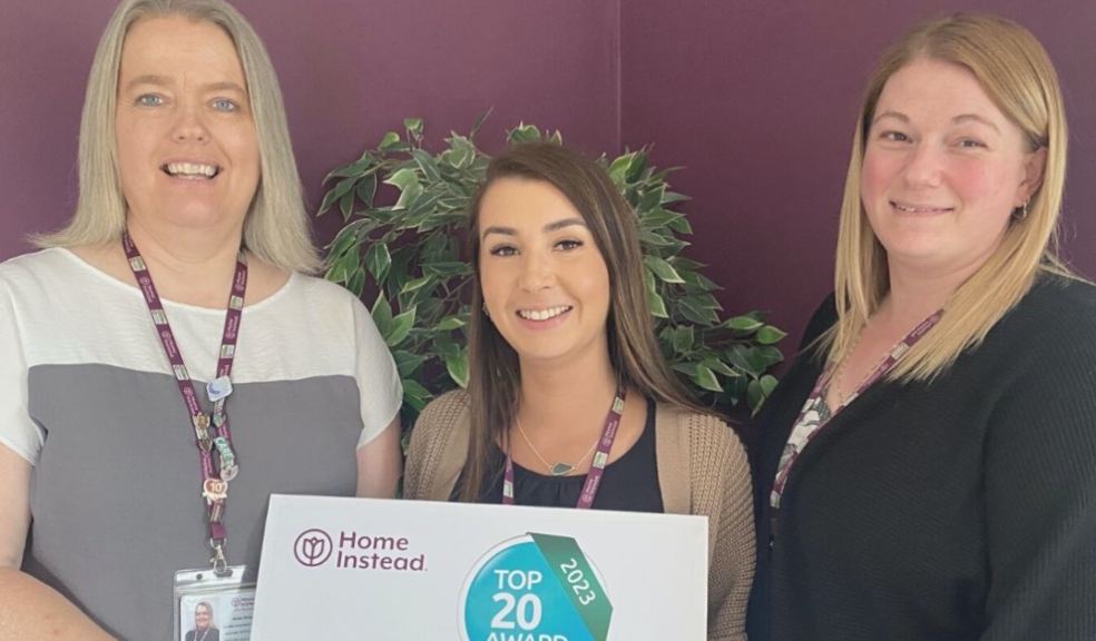 Anna Howard (left) and Rhema Sanderson-Newcombe (right), Quality Assurance Managers and Lucy Scott (centre), Home Instead Compliance Manager