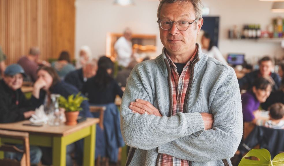 Hugh Fearnley-Whittingstall in the Kitchen & Store. Photo: Nick Hook.