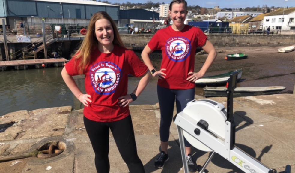 Rowing enthusiasts Sarah Luxton and Lucy Bufton