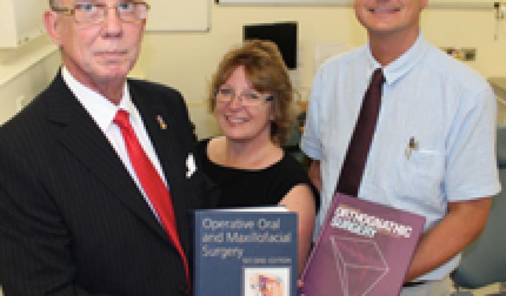Paul Turner from Hartley has donated two valuable books to Derriford Hospital today to say ‘thank you’ to the staff that helped him through a difficult time