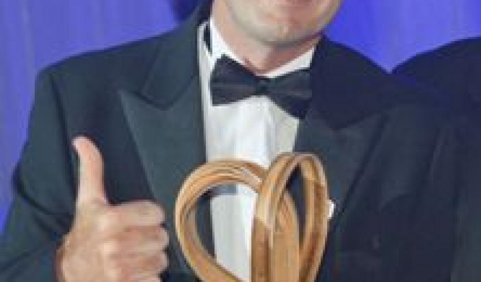 Professor Iain Stewart MBE with his award